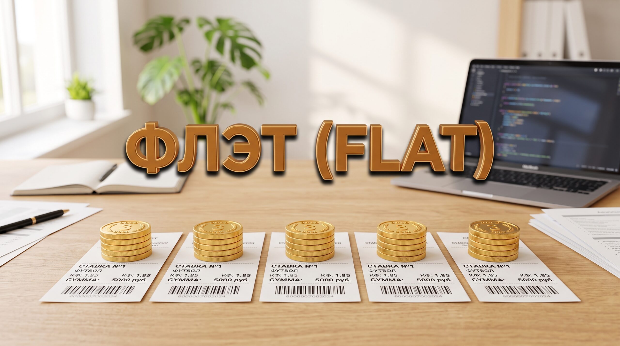 Что такое стратегия флэт (flat) в ставках: одинаковый размер пари для защиты банка от слива